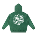 Snow Wash Fleece Oversize Hoodie