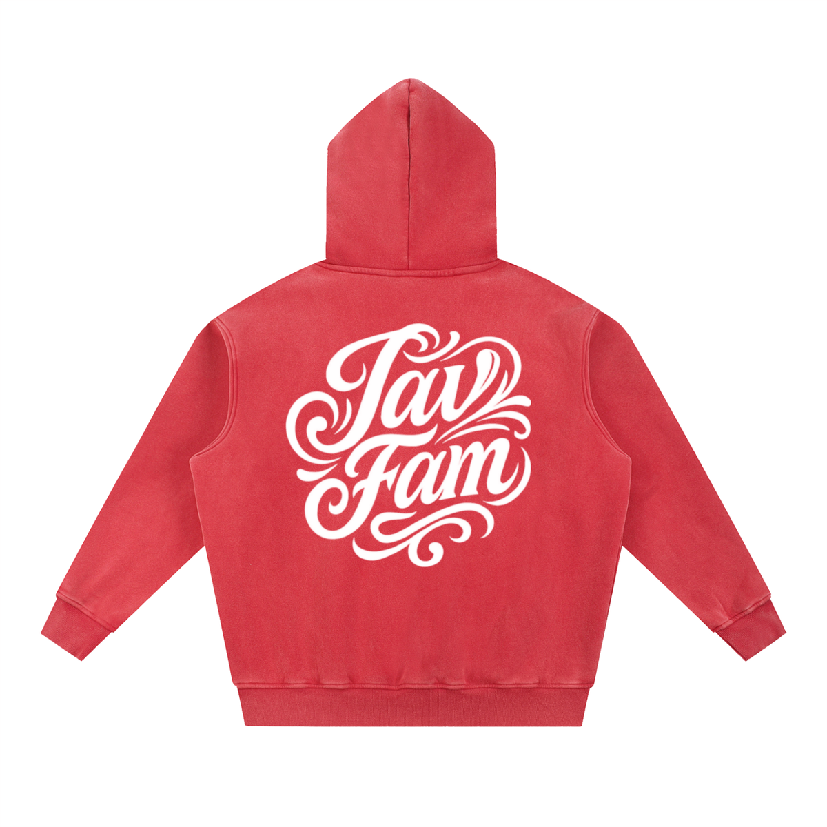 Snow Wash Fleece Oversize Hoodie