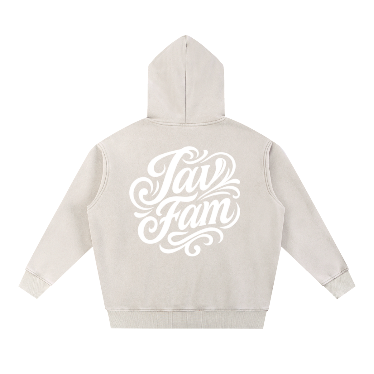 Snow Wash Fleece Oversize Hoodie
